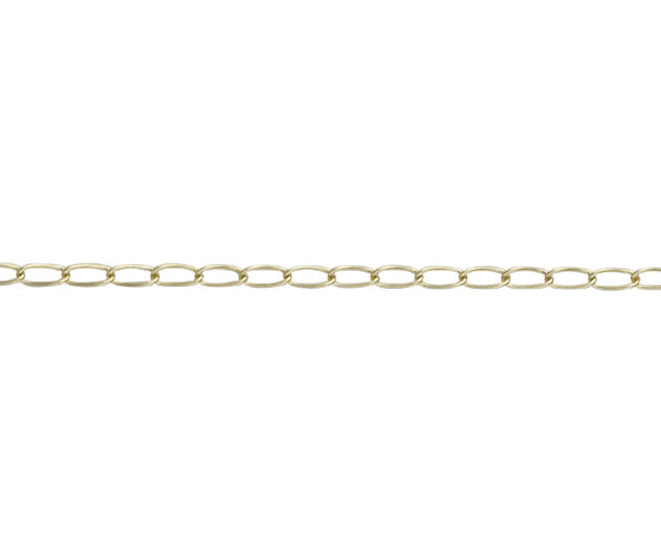 9ct Yellow Gold 2mm Curb Long Link Chain Various Lengths (G18CL)