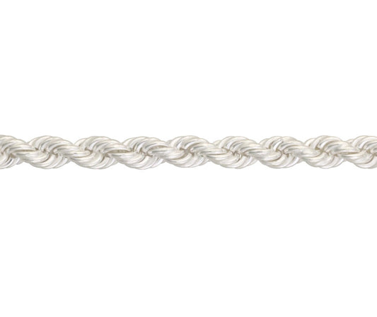 Sterling Silver Heavy 6.4mm Solid Rope Chain Various Lengths Available (SR1226)