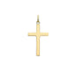 9ct Yellow Gold 35x18mm Solid Gold Cross Pendant  (1212)