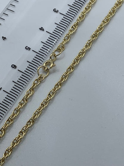 9ct Yellow Gold 2.5mm Prince of Wales Chain (213)