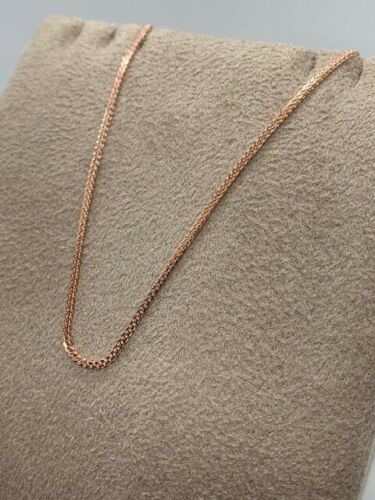 9ct Rose Gold 1.3mm Spiga Chain Various Lengths Available (487R)